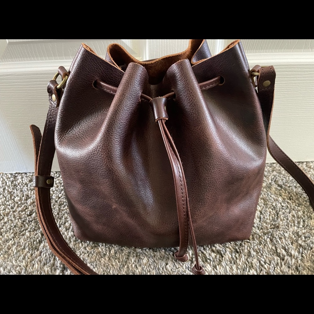 Portland Leather Goods Bucket Bag